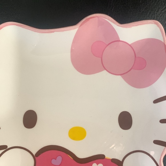 New Hello Kitty In Pink Bow With Donut Mini Jewelry Trinket Tray Dish By Sanrio - Picture 2 of 6